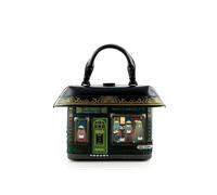 Vendula London Bolsa Grab Universal Azul oscuro / Negro con patrón