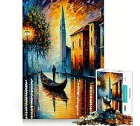 Venecia en Colores Rompecabezas para Adultos de 1000 Piezas Desarrolla la Memoria y es Divertido Corte de Alta precisión Fácil de Aprender Disfrute en Familia (50x75cm)