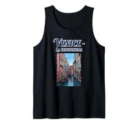Venecia Italia Canal City Design Camiseta sin Mangas