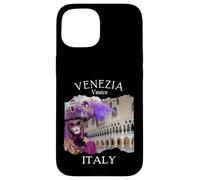 Venecia Italia Souvenir Carnaval Máscara Recuerdo Histórico Europa Carcasa para iPhone 15