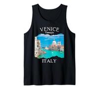 Venecia Italia Souvenir Vintage Europea Viajes Italianos Mujeres Camiseta sin Mangas