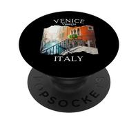 Venecia Italia Souvenir Vintage Europea Viajes Italianos Mujeres PopSockets PopGrip Adhesivo