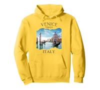Venecia Italia Souvenir Vintage Europea Viajes Italianos Mujeres Sudadera con Capucha