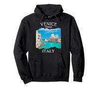 Venecia Italia Souvenir Vintage Europea Viajes Italianos Mujeres Sudadera con Capucha