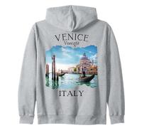 Venecia Italia Souvenir Vintage Europea Viajes Italianos Mujeres Sudadera con Capucha