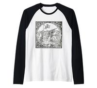 Venecia Italia Venecia Recuerdo Italiano Italia San Marcos León Camiseta Manga Raglan