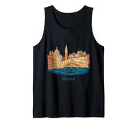 Venecia Italia Viaje Souvenir Gift Historic City Landmark Camiseta sin Mangas