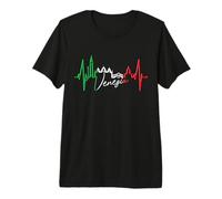 Venecia Skyline Latido del Corazón Italia Amo Venezia Camiseta Premium