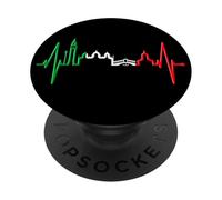 Venecia Skyline Latido del Corazón Italia Amo Venezia PopSockets PopGrip Adhesivo
