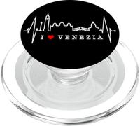 Venecia Skyline Latido del Corazón Italia Amo Venezia PopSockets PopGrip para MagSafe