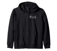 Venecia Skyline Latido del Corazón Italia Amo Venezia Sudadera con Capucha