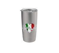 Venecia Skyline Latido del Corazón Italia Amo Venezia Vaso térmico de acero inoxidable de doble pared