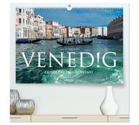 Venedig - Zauber der Lagunenstadt (hochwertiger Premium Wandkalender 2026 DIN A2 quer), Kunstdruck in Hochglanz: 13 stimmungsvolle Venedig-Fotografien von Olaf Bruhn.