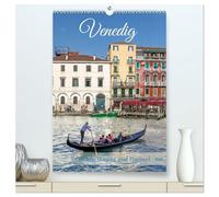 Venedig - Zwischen Wasser und Himmel (hochwertiger Premium Wandkalender 2026 DIN A2 hoch), Kunstdruck in Hochglanz: Atemberaubende Motiven aus einer Stadt, in der die Zeit stillzustehen scheint.