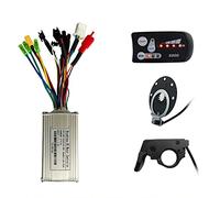 VENEKA 1 juego de controlador de 17 A, amplificador KT-BZ-8, pantalla S800 + kit de dial de dedo del acelerador TT090, 24 V, 36 V, 48 V, 250 W, 350 W
