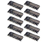 VENEKA 10 adaptadores M.2 NVMe SSD NGFF a PCIE 3.0 X16, tarjeta de interfaz de llave M, compatible con PCI Express 3.0 X4 2230-2280