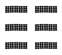 VENEKA 240 Piezas de Cojines de Boquilla de Saxofón, Almohadillas de Parches de Boquilla de Clarinete Tenor/Alto de 0,8 mm Y Saxofón