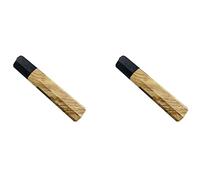 VENEKA 2X Manejar de Madera Cuchillo de Chef Manejar Octogonal Manualidades Manual Manualidades DIY, Semiacabado, Manejar de Cuchillo de Damasco, Cocina