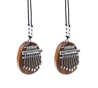 VENEKA 2X Mini Kalimba 8 Teclas Pulgar Piano Gran Sonido Teclado de Dedo Instrumento Musical