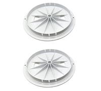 VENEKA 2X Tapa Skimmer 10 Pulgadas Recambio Redondo Tapas Filtro Tapa Filtrante Drenaje Recambio Piscinas Exterior Interior