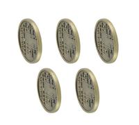 VENEKA 5X CW Morse Code Monedas Conmemorativas CW Training Coin Morse Code Training Coin para Principiantes Entusiastas de la Radio