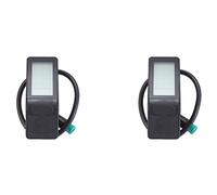 VENEKA Juego de 2 controladores de bicicleta de 24 V/36 V/48 V KT LCD4 Mini Display impermeables para controlador KT