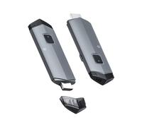 VENEKA Kit de extensión de audio y vídeo inalámbrico con transmisor y receptor inalámbrico compatible de 5,8 GHz para cámara de ordenador portátil