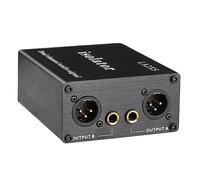 VENEKA LA2XS Audio Isolator el Filtro de ReduccióN de Ruido Elimina el Ruido Actual Mezclador de Doble Canal 6.5 XLR Aisladores de Audio