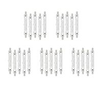 VENEKA Paquete de 25 R7S 118 mm 300 W 230 V, Bombilla Halógena Lineal R7S, Lámpara Halógena Regulable para Iluminación de Paisaje de Trabajo de Construcción