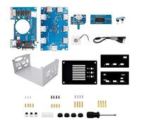 VENEKA Para Mister FPGA 32MB Motherboard+USB Hub V2.1 con kit de caja de metal DIY para Terasic DE10-Nano Mister FPGA (negro)