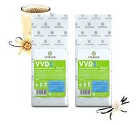 VENESSA Vanilla Drink VVD 1 con notas de vainilla 2 x 1 kg - aromática cremosa soluble, leche en polvo para todas las cafeteras automáticas de oficina Vending & Office