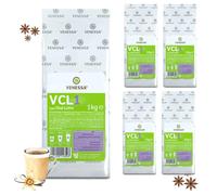 VENESSA VCL1 Chai Latte 5 paquetes de 1 kg - Soluble - Extracto instantáneo de té negro con agradable dulzura - Té instantáneo en polvo para cafeteras automáticas