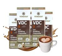 Venessa VDC 9 - Chocolate para beber (5 x 1 kg, 9% de cacao y leche, cacao en polvo para gastro, máquinas expendedoras, ligeramente dulce, agradable