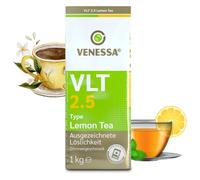 VENESSA VLT 2.5 Bebida de té de limón, 2 paquetes de 1 kg, bebida de té instantánea en polvo, para bebidas en polvo, apta para máquinas automáticas, muy soluble