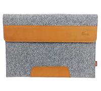 'Venetto 15,4 Pulgadas para MacBook Pro, Microsoft Surface 15 "Portátil, ultrabook Funda Sleeve Carcasa Funda para 15,4 Ordenador Portatil con Aplicaciones de Piel, Funda de Fieltro