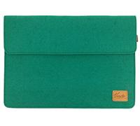 Venetto Funda para portátil de 15,6 pulgadas Ultrabook Notebook 15,6 pulgadas, funda de fieltro para Acer Aspire, Asus, Hewlett-Packard HP, MSI, Medion, Lenovo Microsoft, Verde Oscuro, 15,6"