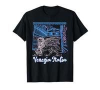 Venezia Italia Venezia Venice Vintage Souvenir Motif Camiseta