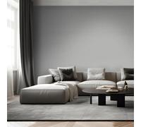 Muriva – Papel tapiz Venezia M67309 – Vinilo tejido brillante gris con relieve
