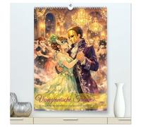 Venezianische Träume (hochwertiger Premium Wandkalender 2027 DIN A2 hoch), Kunstdruck in Hochglanz: 12 magische Maskeraden in leuchtendem Anime