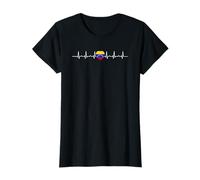 Venezuela Americano Latido Del Corazón Venezolano Americano Camiseta