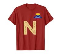 Venezuela Bandera Humana Letra N Venezuela Vin Camiseta