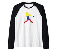 Venezuela Béisbol Camiseta Manga Raglan