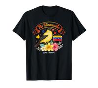 Venezuela con Amor Orgullo venezolano Raíces Latinas Corazón Camiseta
