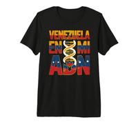 Venezuela en mi ADN Patrimonio del Orgullo Venezolano Camiseta Premium