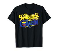 Venezuela en mi Corazón Orgullo Venezolano Raíces Cultura Amor Camiseta