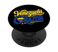 Venezuela en mi Corazón Orgullo Venezolano Raíces Cultura Amor PopSockets PopGrip Adhesivo