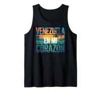 Venezuela en mi Corazón Orgulloso Raíces Venezolanas Latino Camiseta sin Mangas