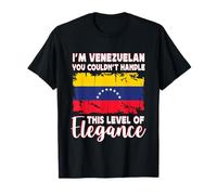 Venezuela Flag Proud Elegant Venezuelan Boyfriend Girlfriend Camiseta