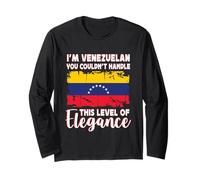 Venezuela Flag Proud Elegant Venezuelan Boyfriend Girlfriend Manga Larga