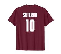 Venezuela La Vinotinto Fútbol Soteldo Venezolano Camiseta, Hombre, Granate, S